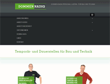 Tablet Screenshot of dommen-nadig.ch